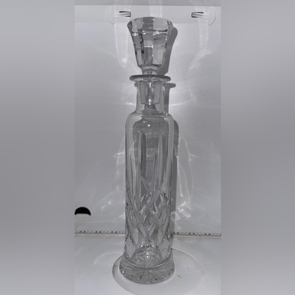 VTG  Royal Gallery 24% Lead Crystal Wine Decanter & Stopper 12” - Picture 1 of 9